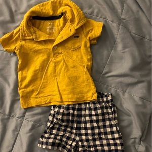 Carters 6 months short set